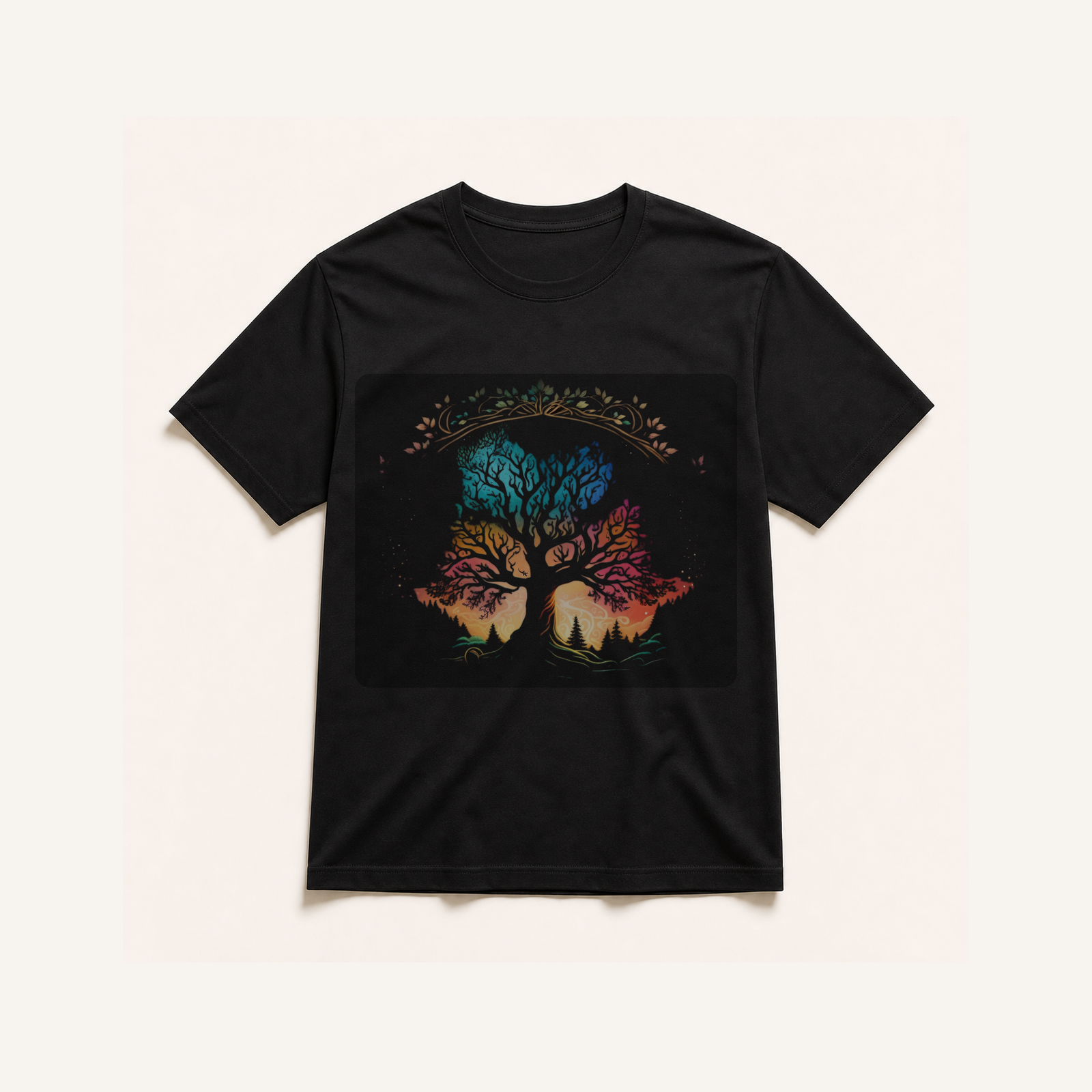 TS0096 black-blend shirt mockup
