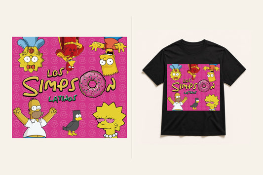 The Simpsons Latino Edition graphic T-shirt