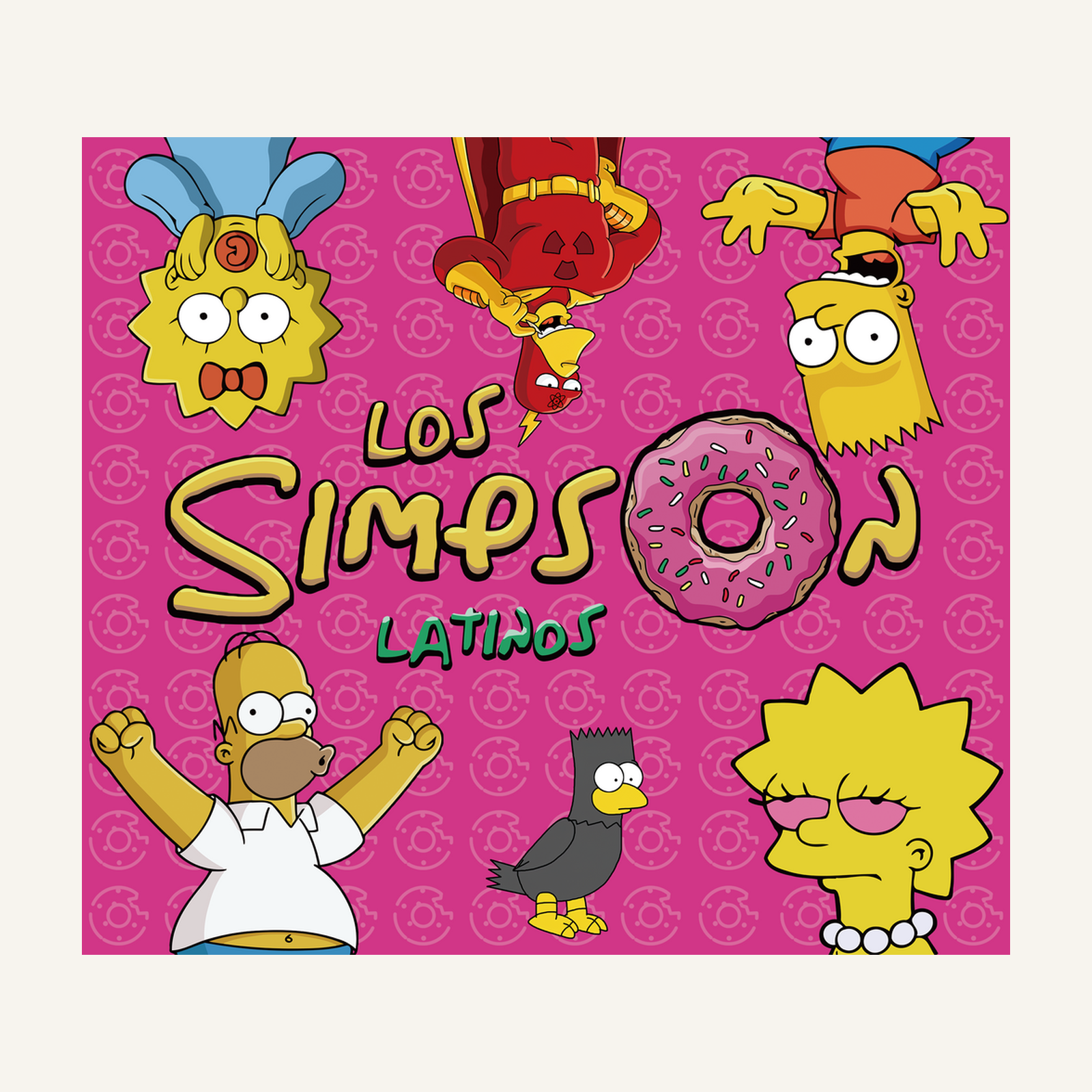 The Simpsons Latino Edition graphic design