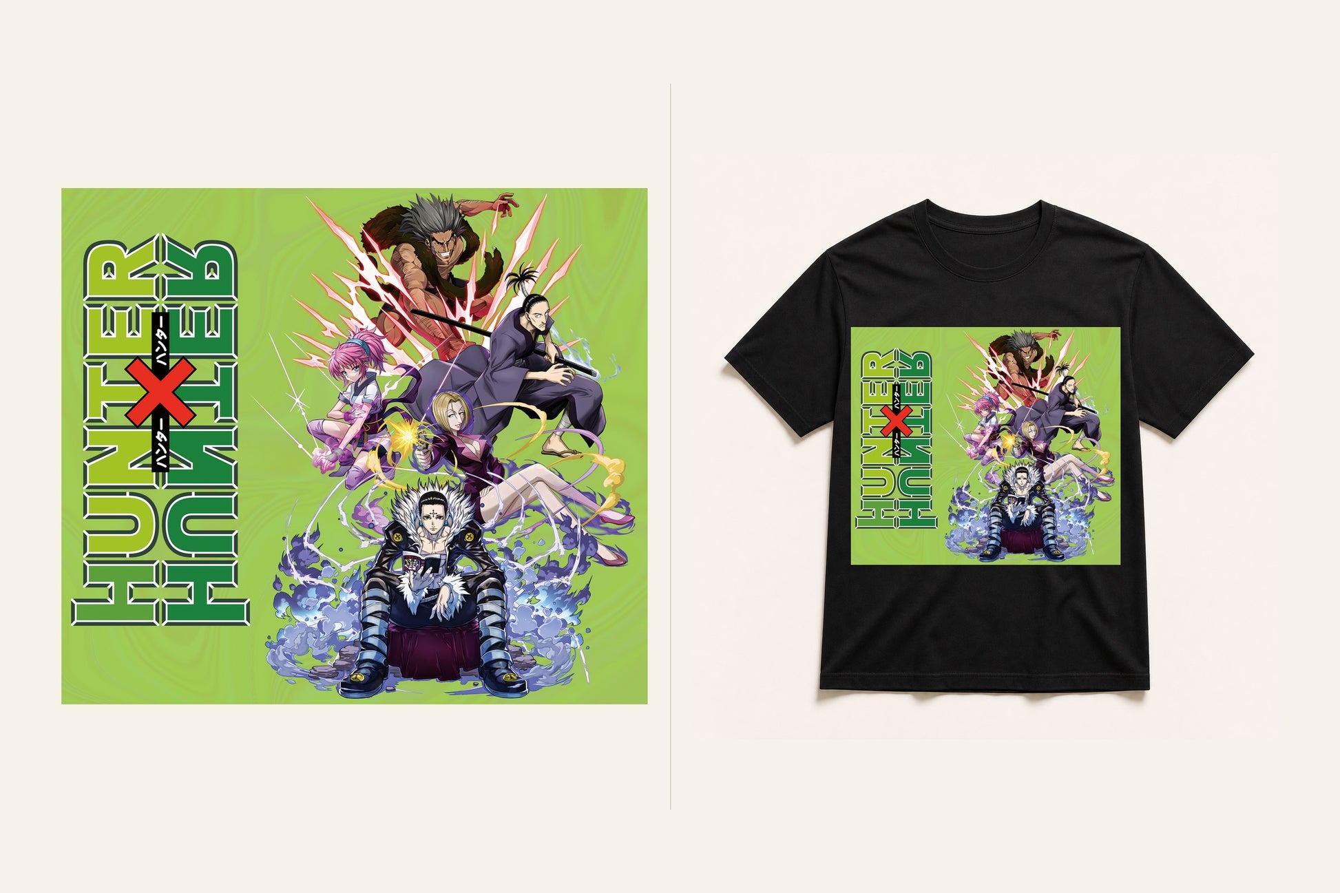 HUNTER graphic T-shirt artwork