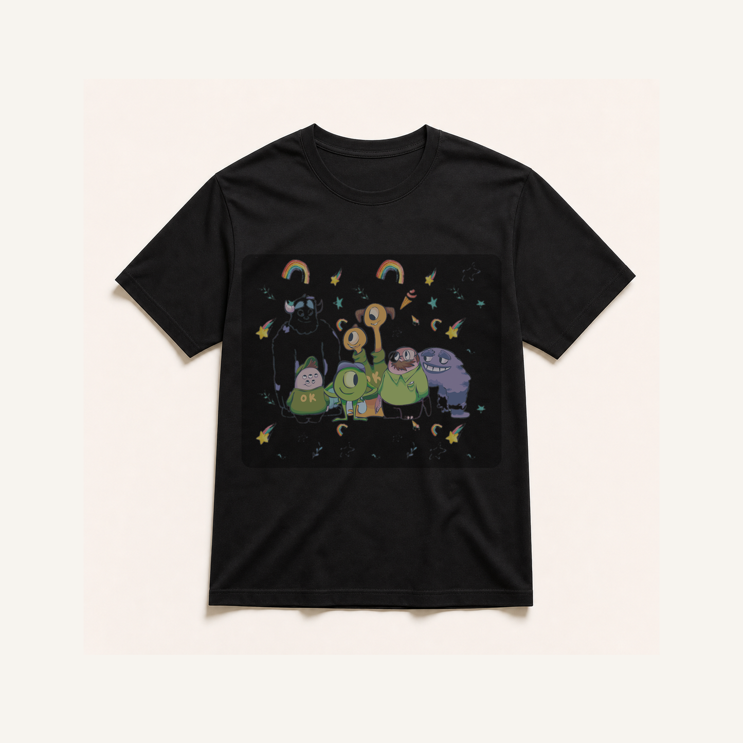 TS0258 black-blend shirt mockup