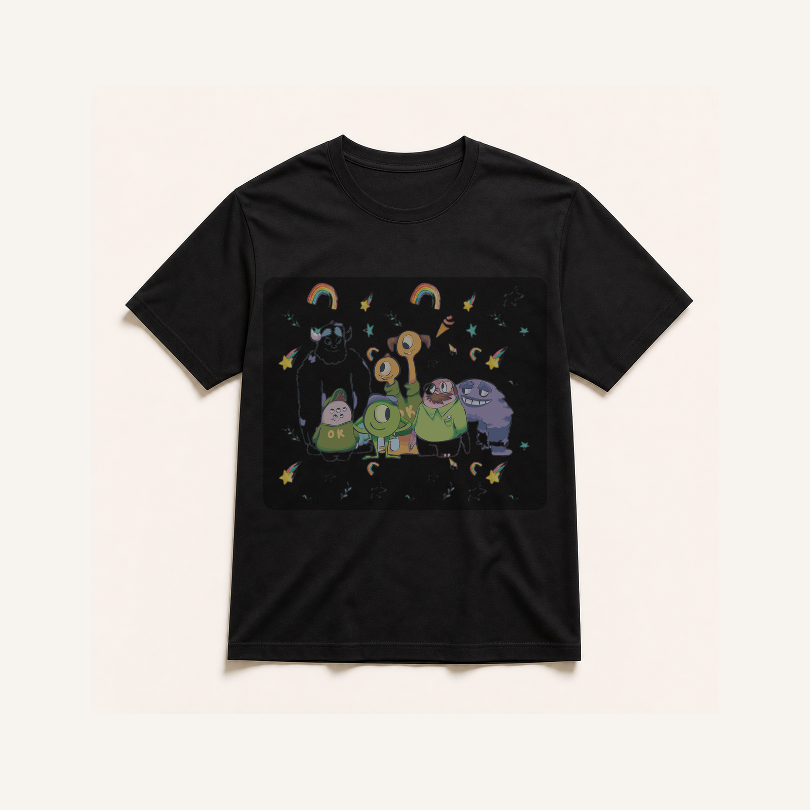 TS0258 black-blend shirt mockup