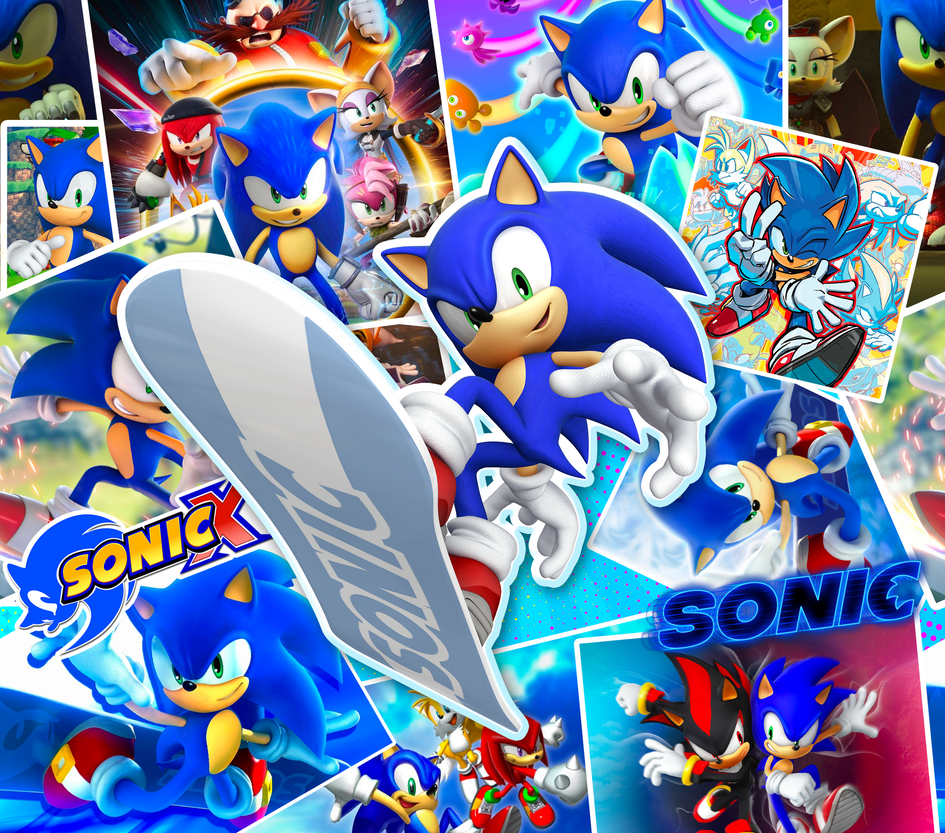 Sonic Graphic T-Shirt artwork