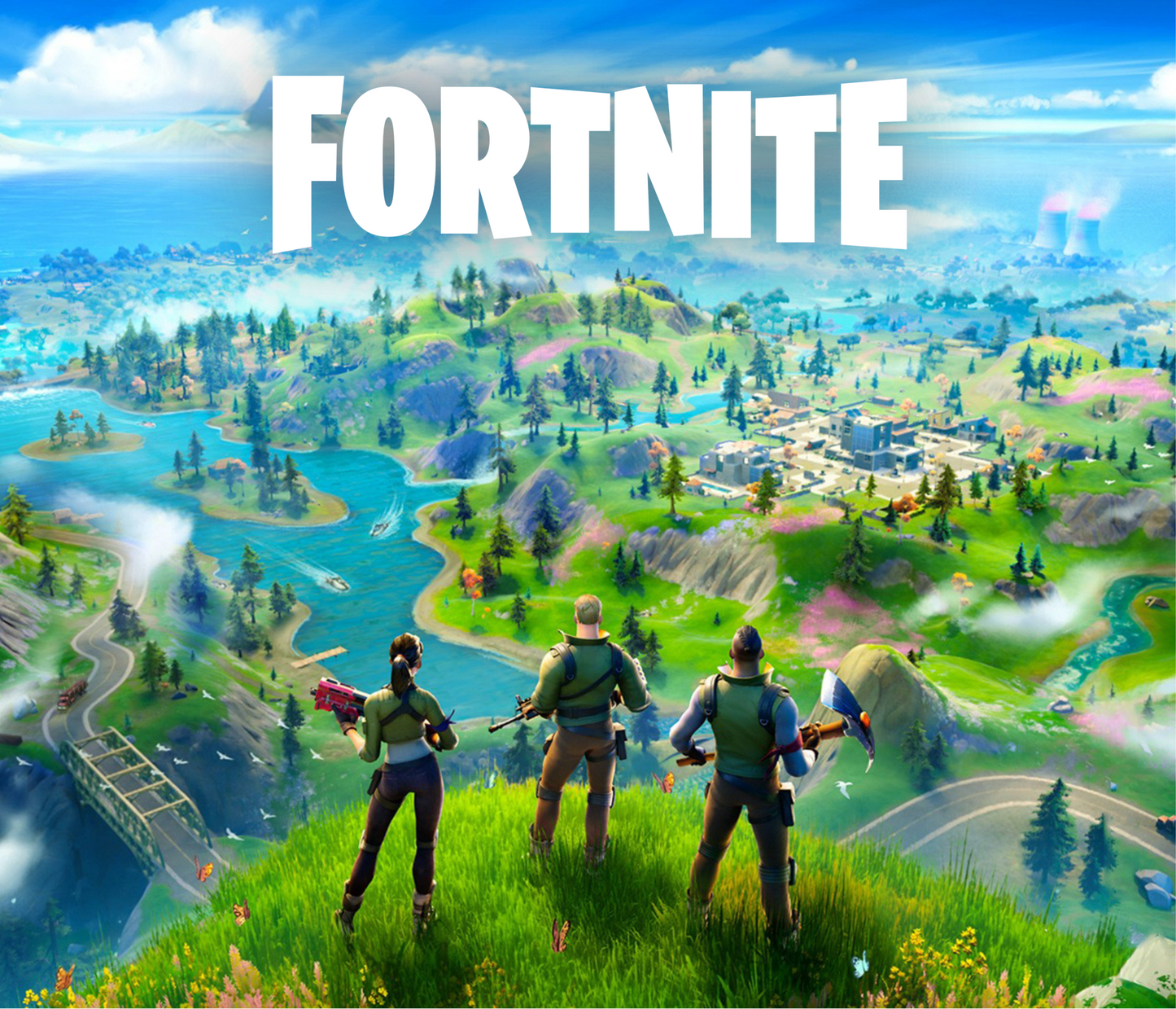 The Fortnite Frontier Graphic T-Shirt artwork
