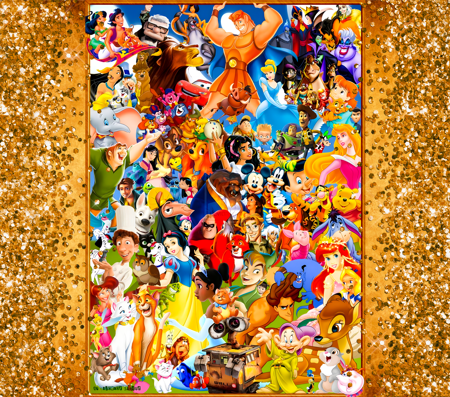 The Golden Age of Disney Graphic T-Shirt artwork