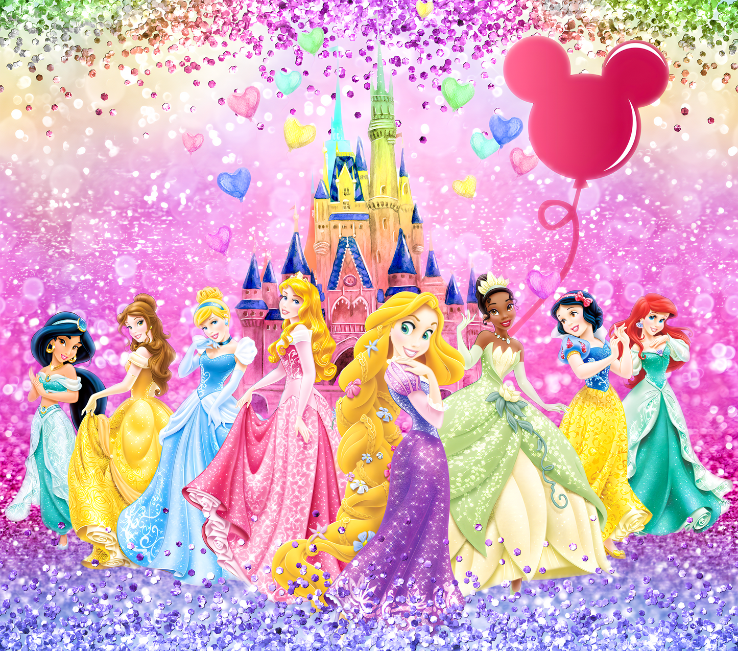 Dreams of the Disney Princesses Graphic T-Shirt artwork