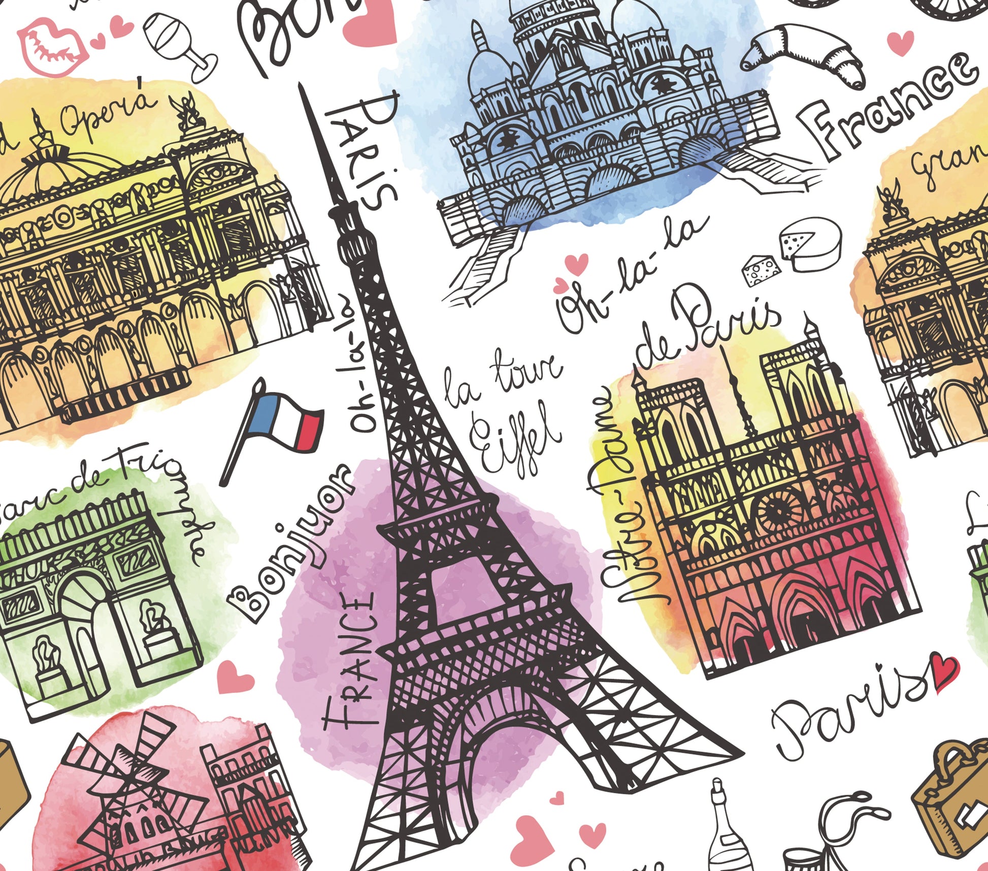 Parisian Dreams Graphic T-Shirt artwork