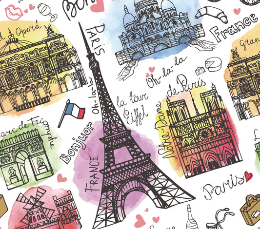Parisian Dreams Graphic T-Shirt artwork