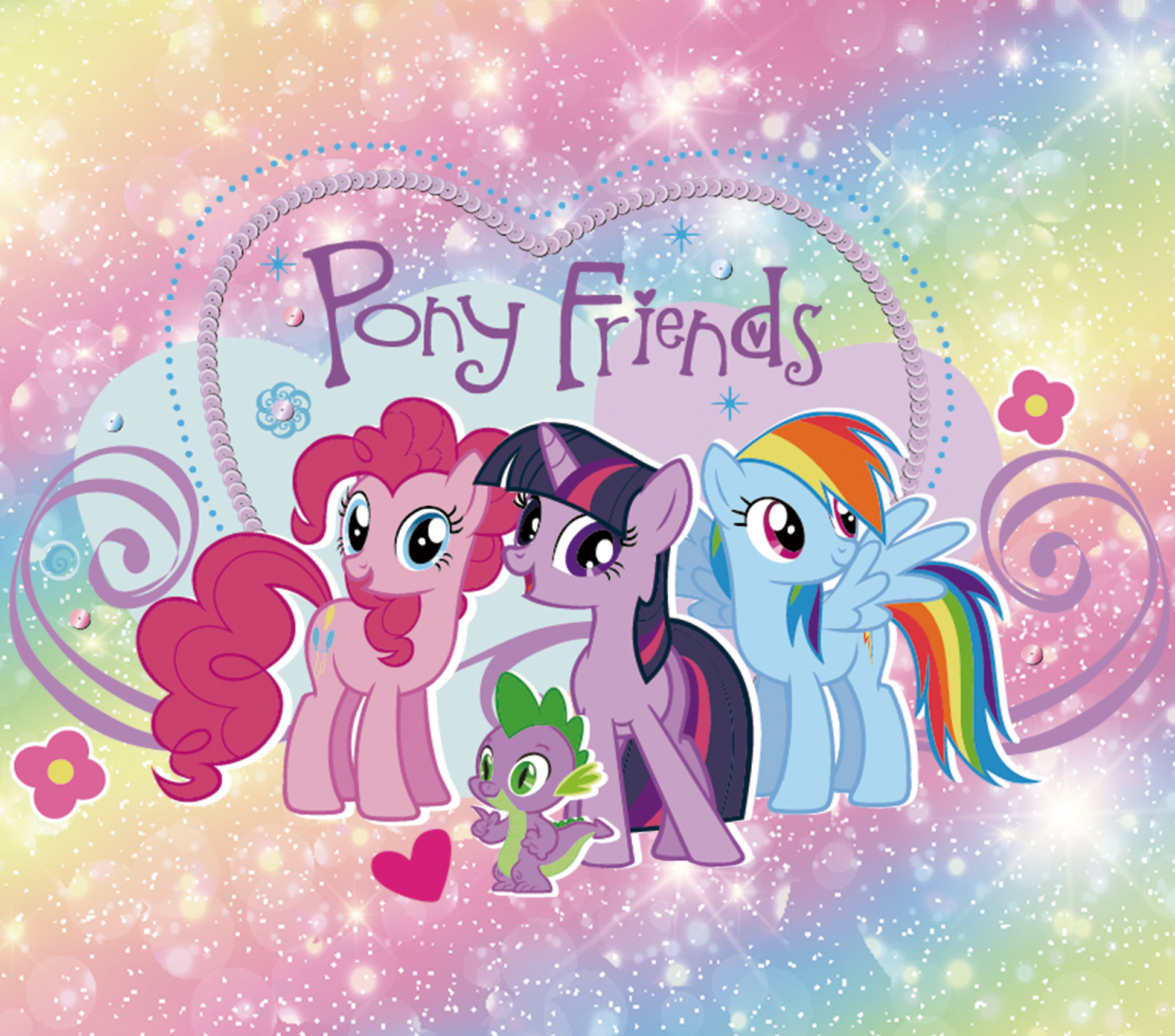 My Little Pony Rainbow Companions Graphic T-Shirt artwork