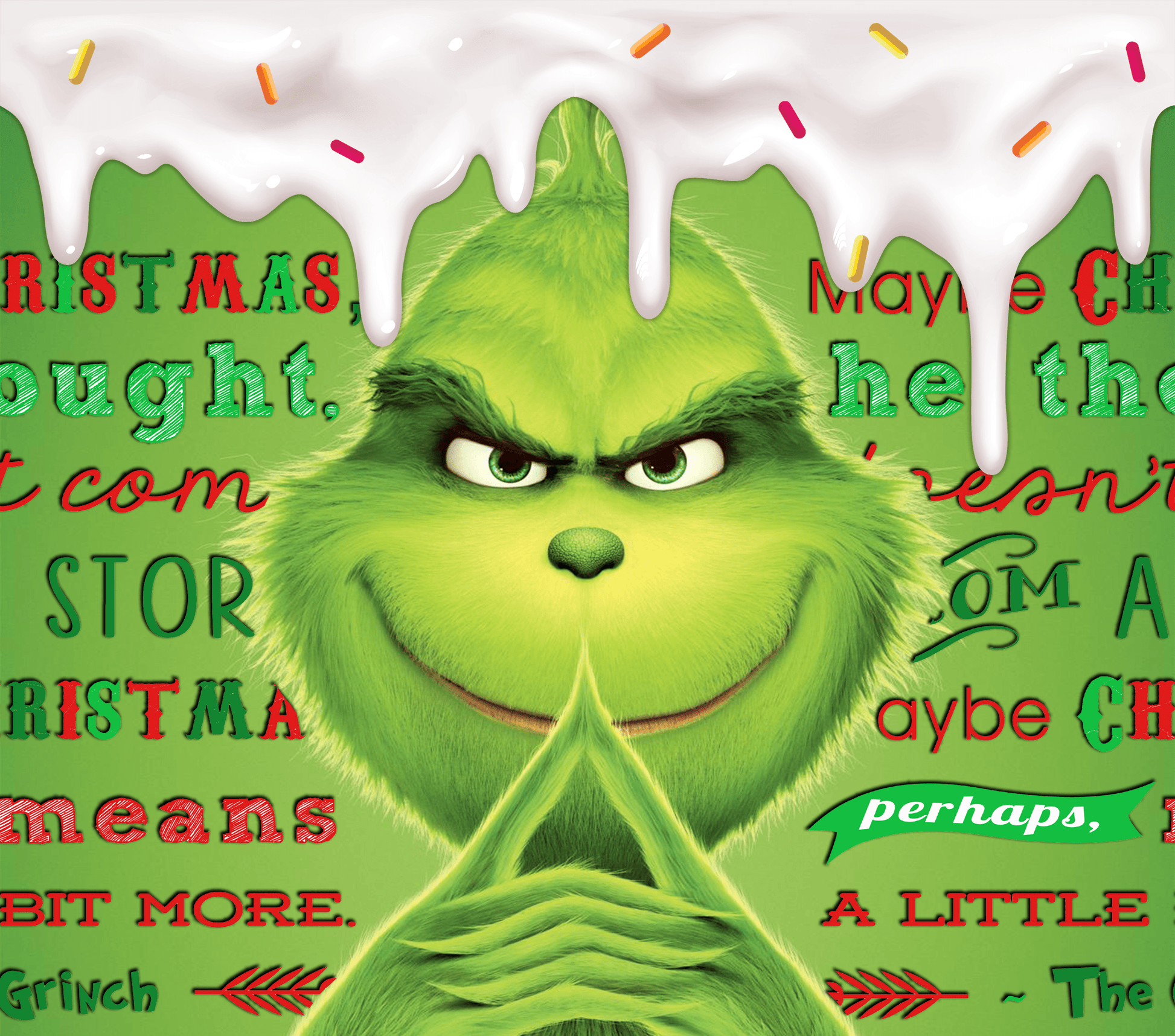 Grinch Graphic T-Shirt artwork