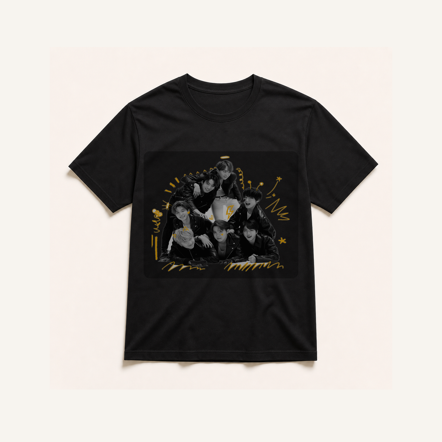 TS0351 black-blend shirt mockup