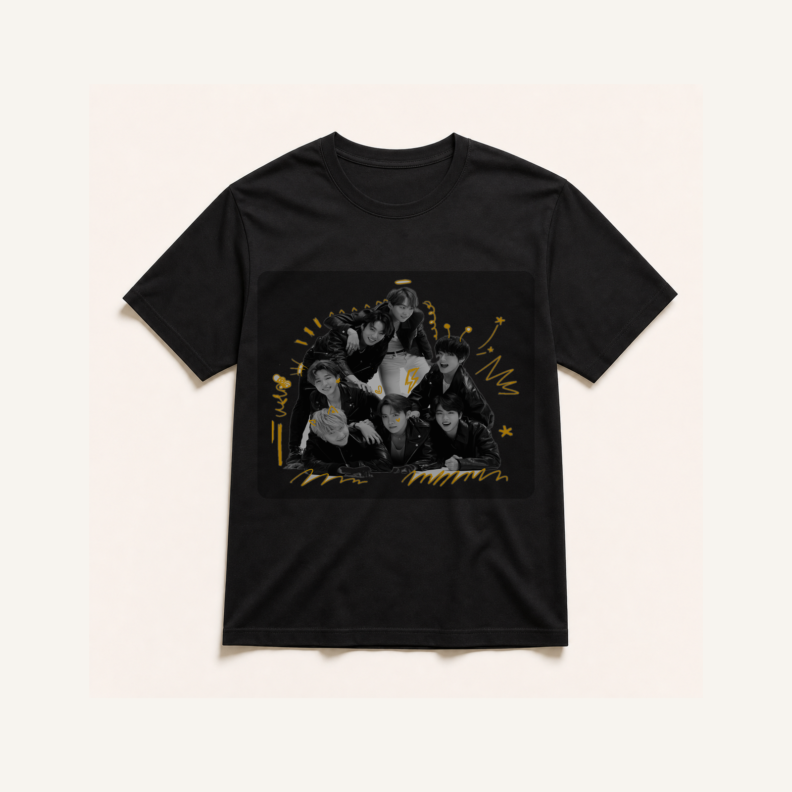 TS0351 black-blend shirt mockup
