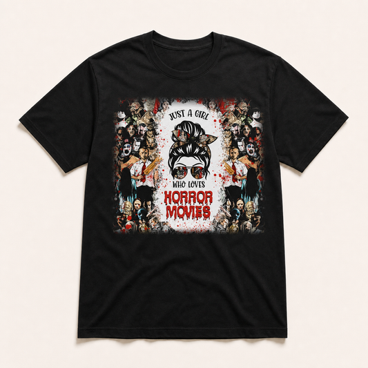TS0362 optimized black graphic T-shirt product image