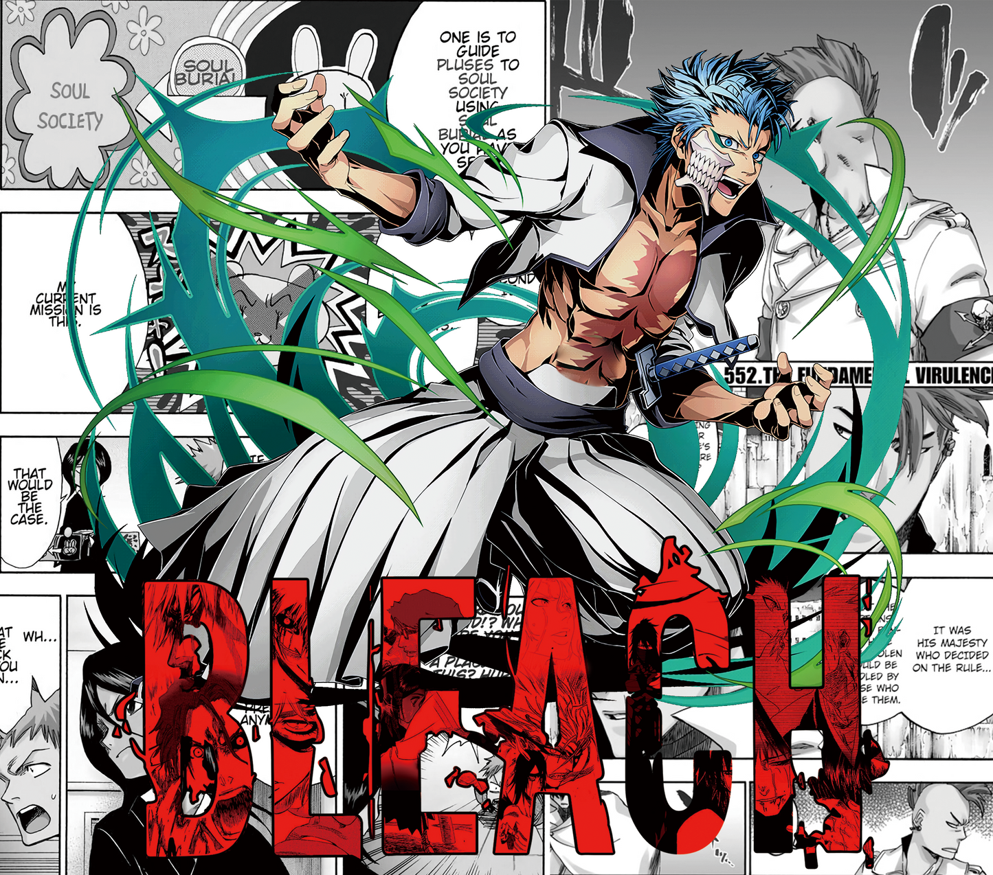 BLEACH Graphic T-Shirt artwork