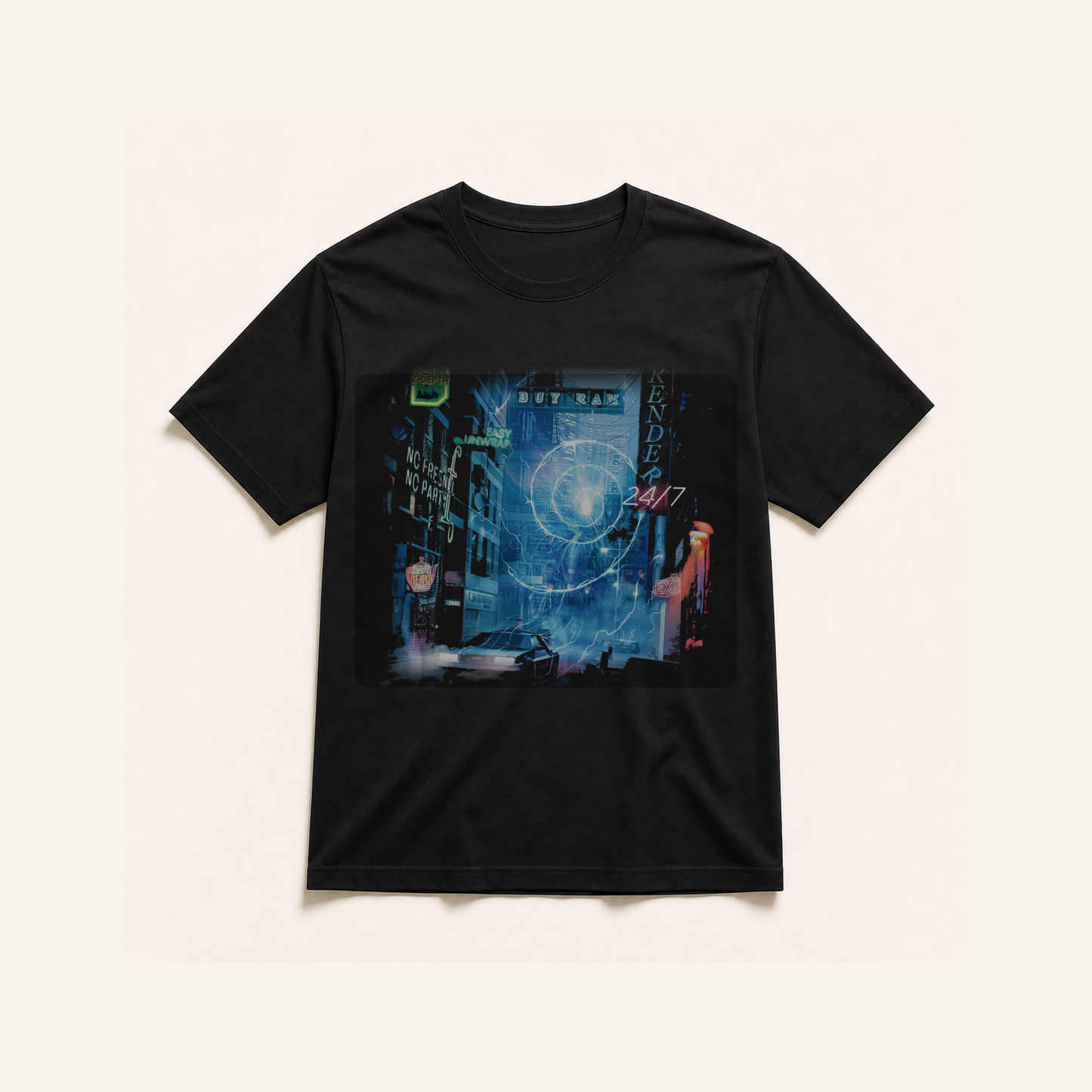 TS0392 black-blend shirt mockup