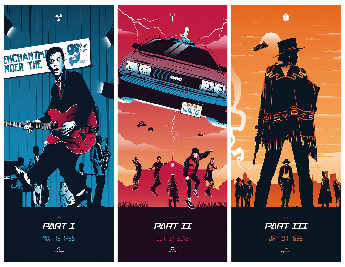 Back to the Future Graphic T-Shirt artwork