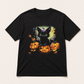 TS0420 optimized black graphic T-shirt product image