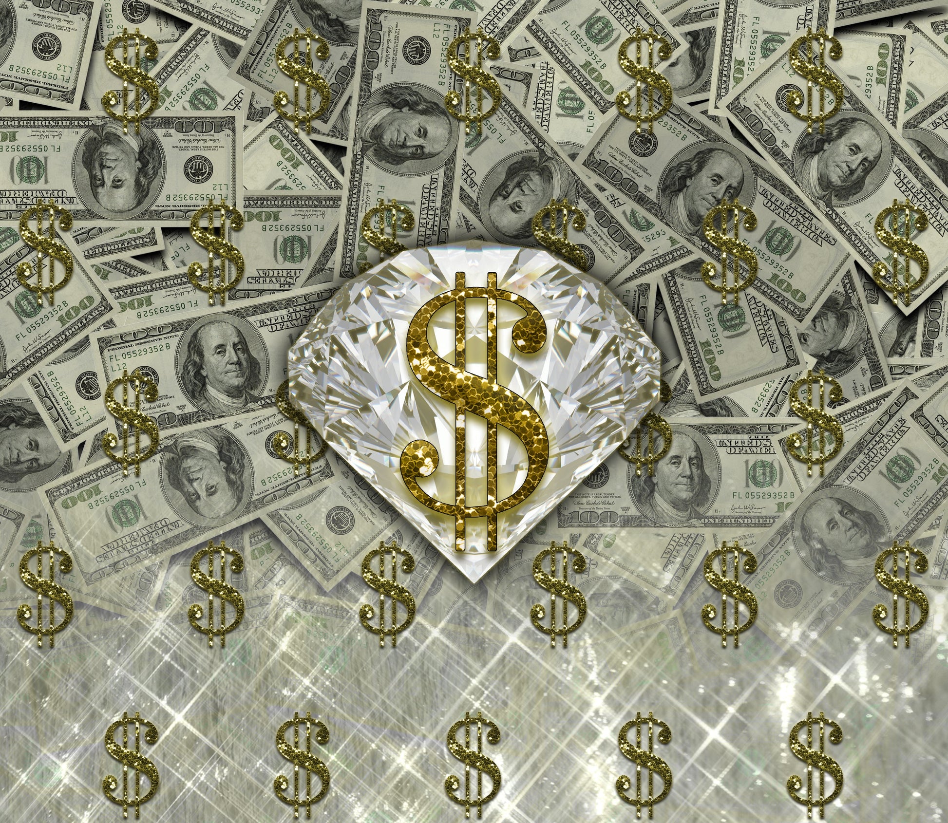 Symbol of Wealth and Luxury Graphic T-Shirt artwork