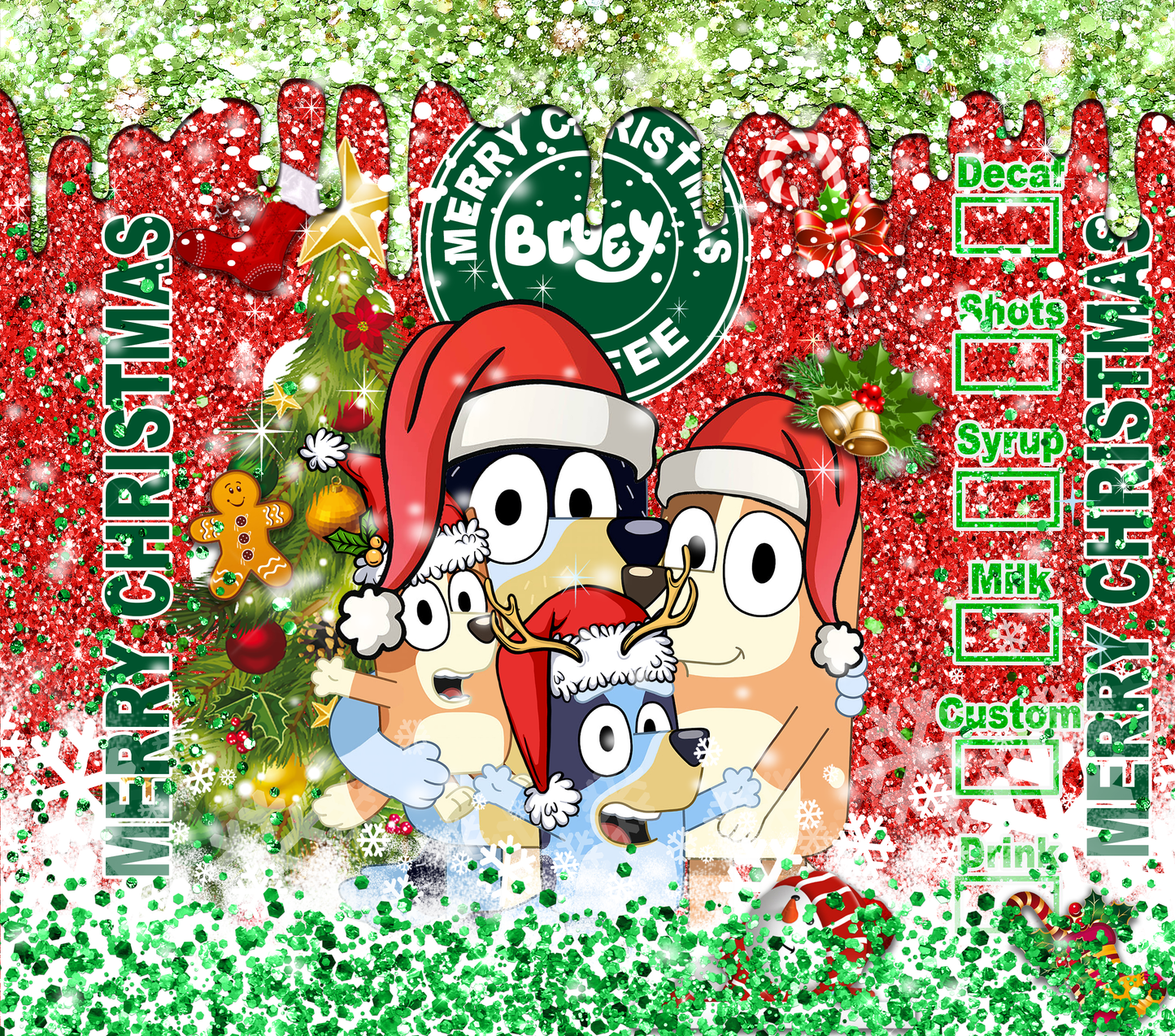 Merry Christmas Celebration with Family Graphic T-Shirt artwork