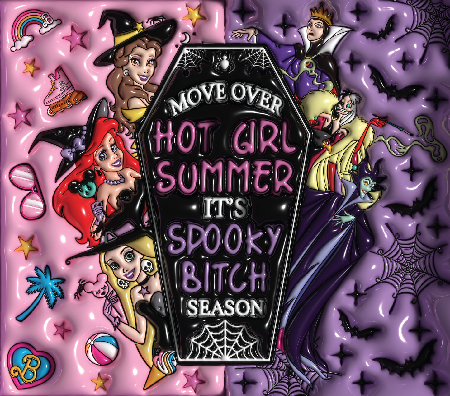 Spooky Bitch Graphic T-Shirt artwork