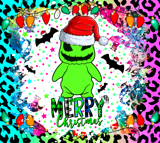 The Green Monster's Merry Christmas Graphic T-Shirt artwork