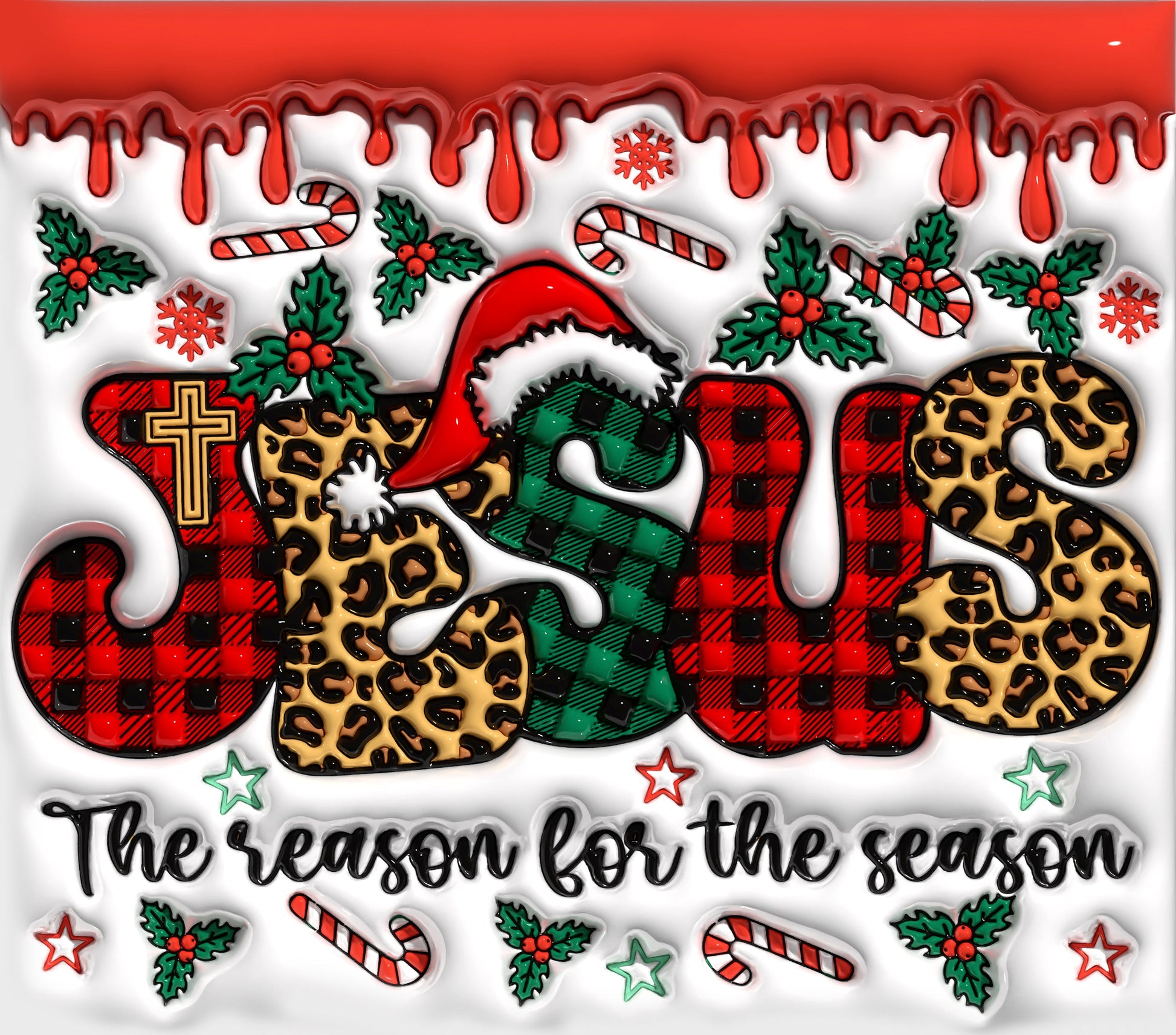 Jesus: The Reason for the Season Graphic T-Shirt artwork