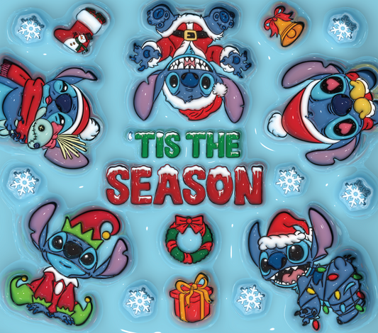 Tis the Season: Stitch's Christmas Adventures Graphic T-Shirt artwork