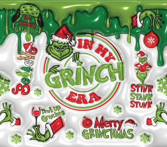 The Grinch's Christmas Vibes Graphic T-Shirt artwork
