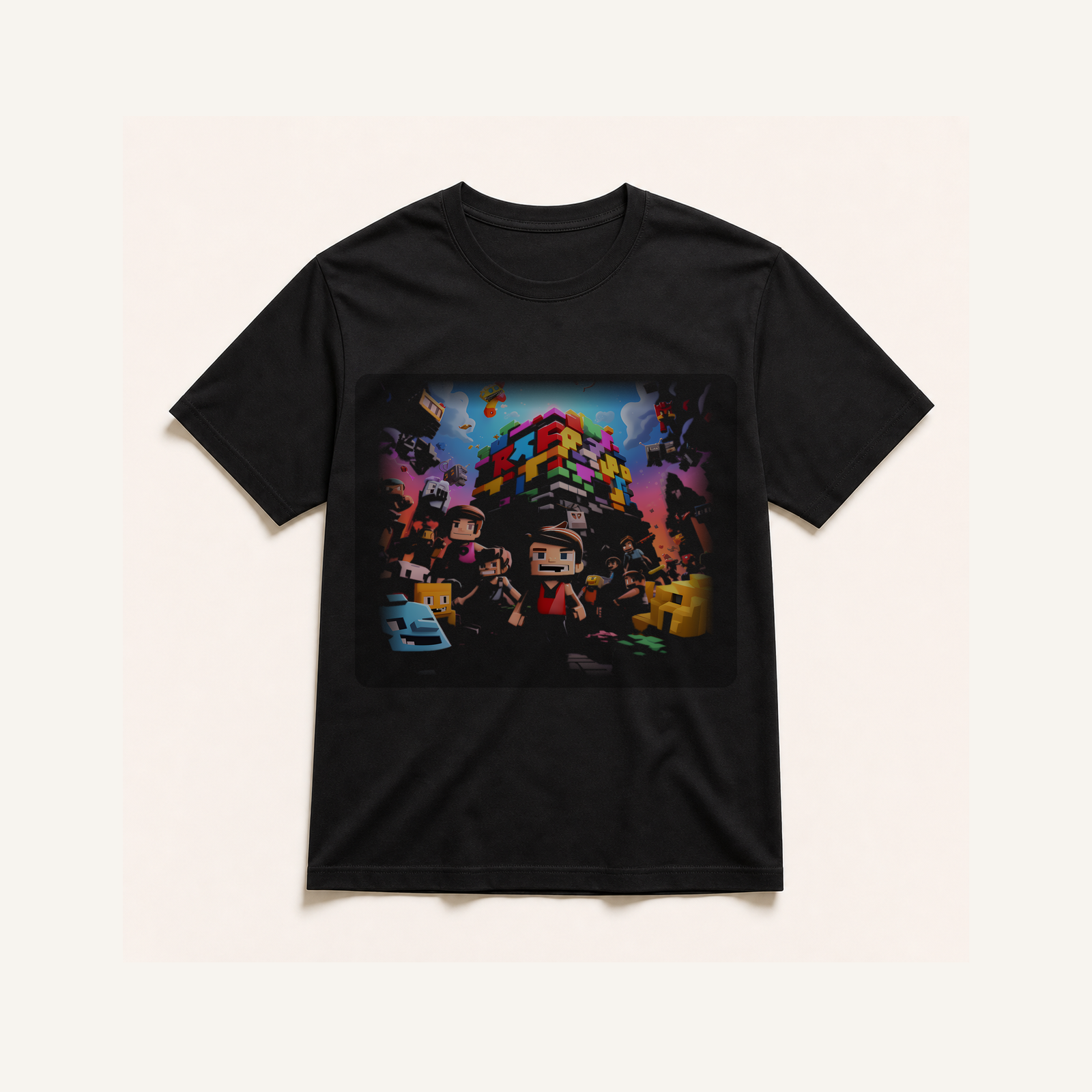TS0594 black-blend shirt mockup