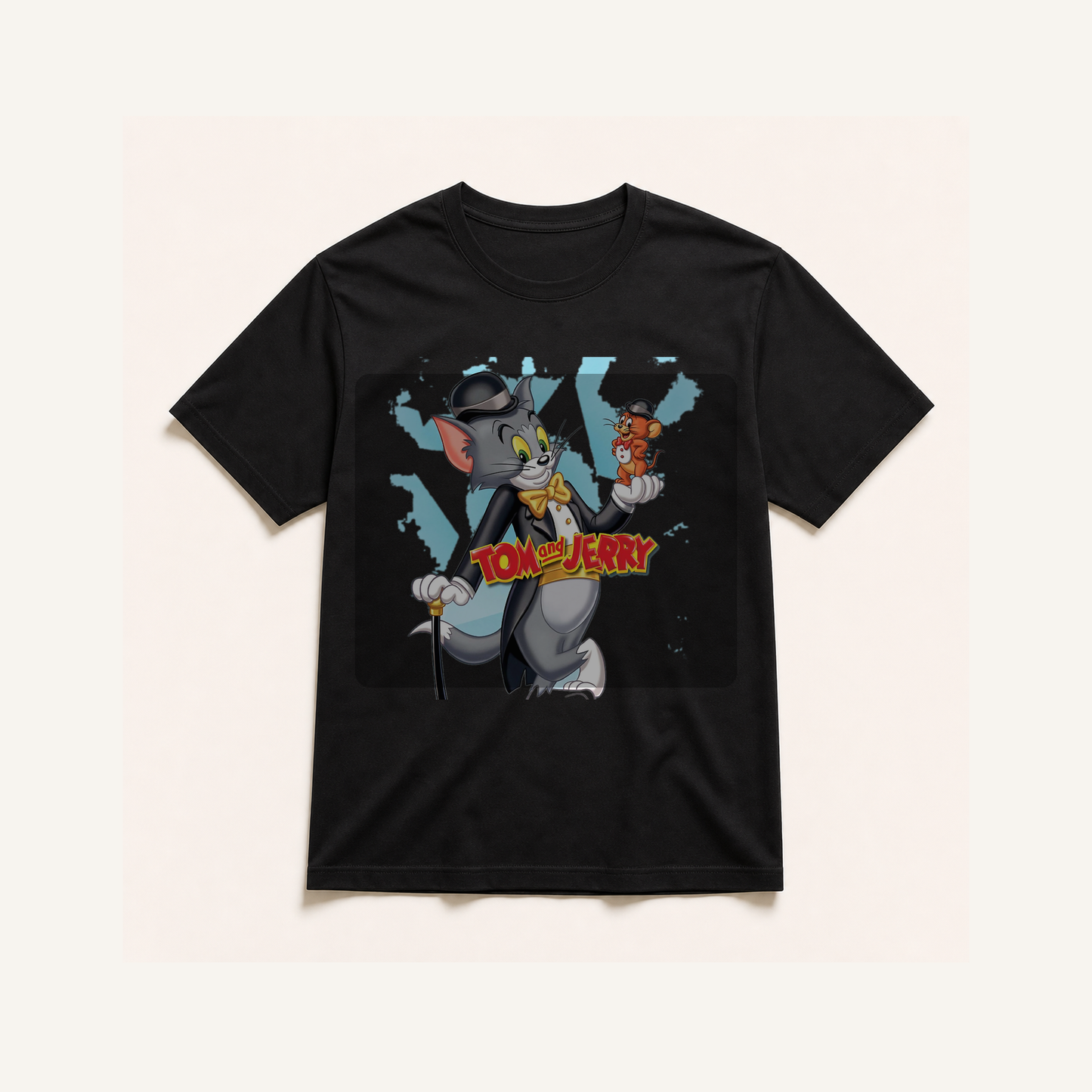 TS0595 black-blend shirt mockup