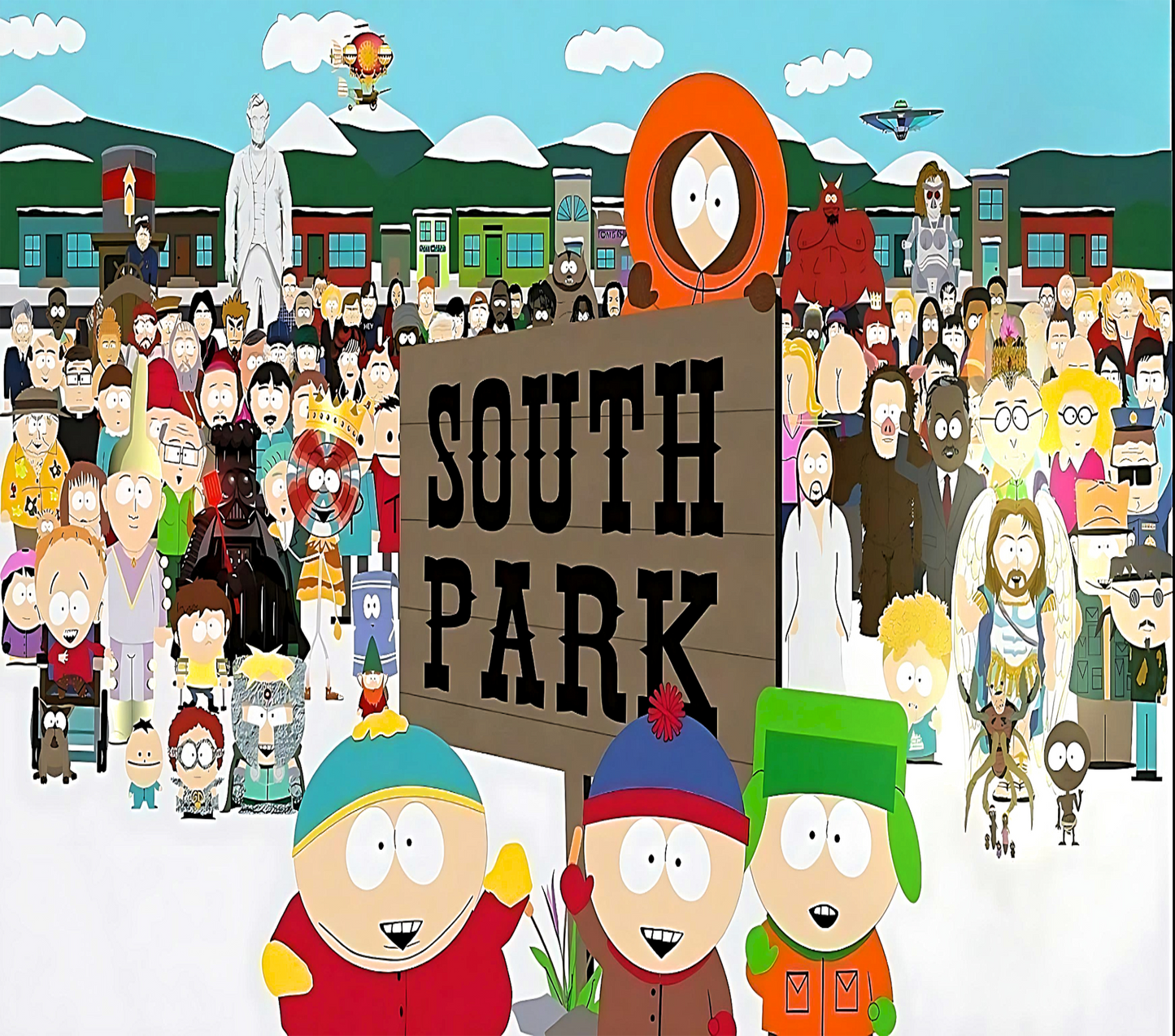 South Park Graphic T-Shirt artwork
