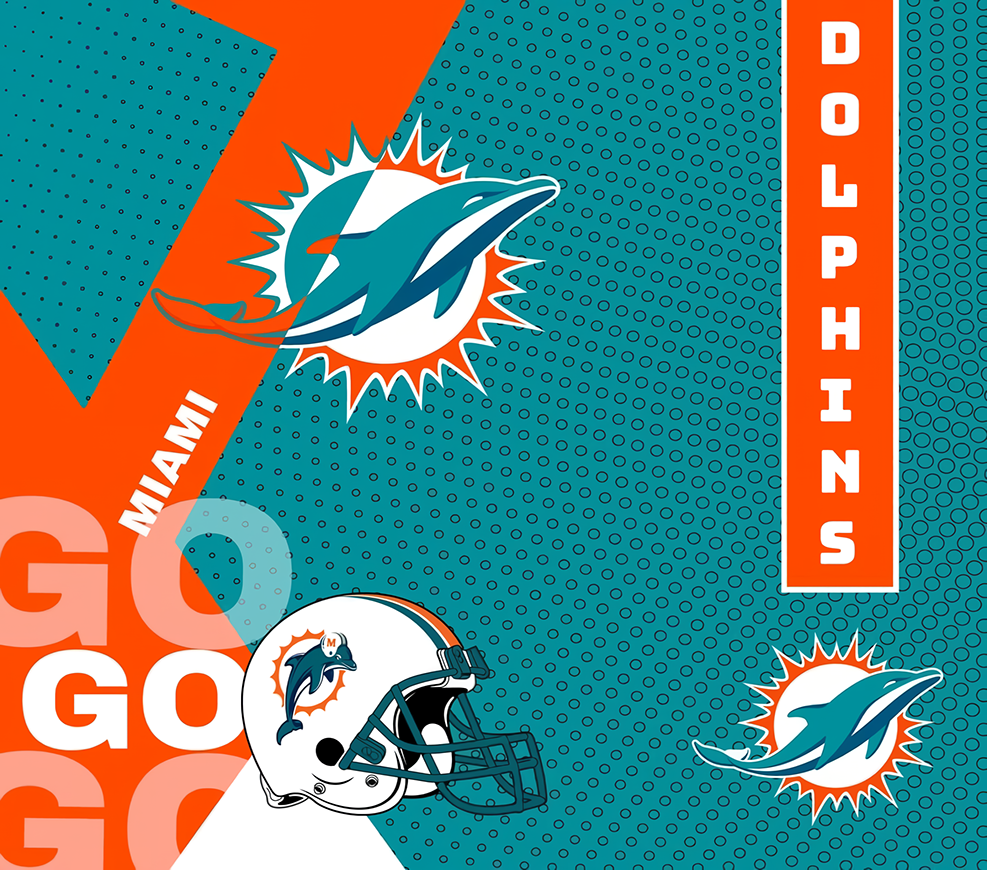 Miami Dolphins Graphic T-Shirt artwork