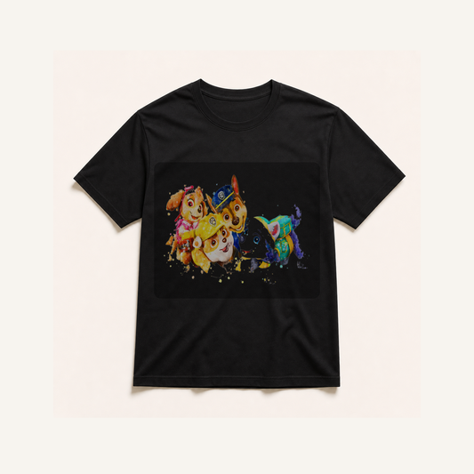 TS0663 black-blend shirt mockup