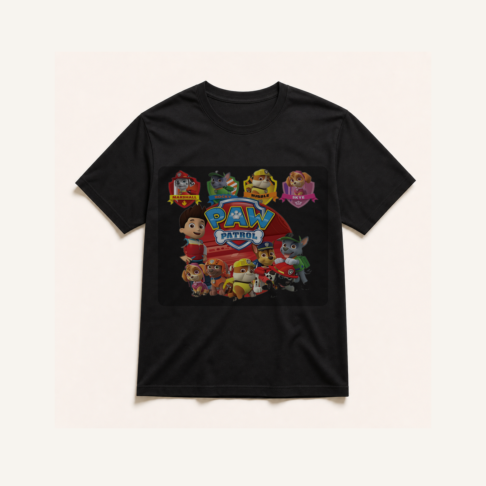 TS0664 black-blend shirt mockup