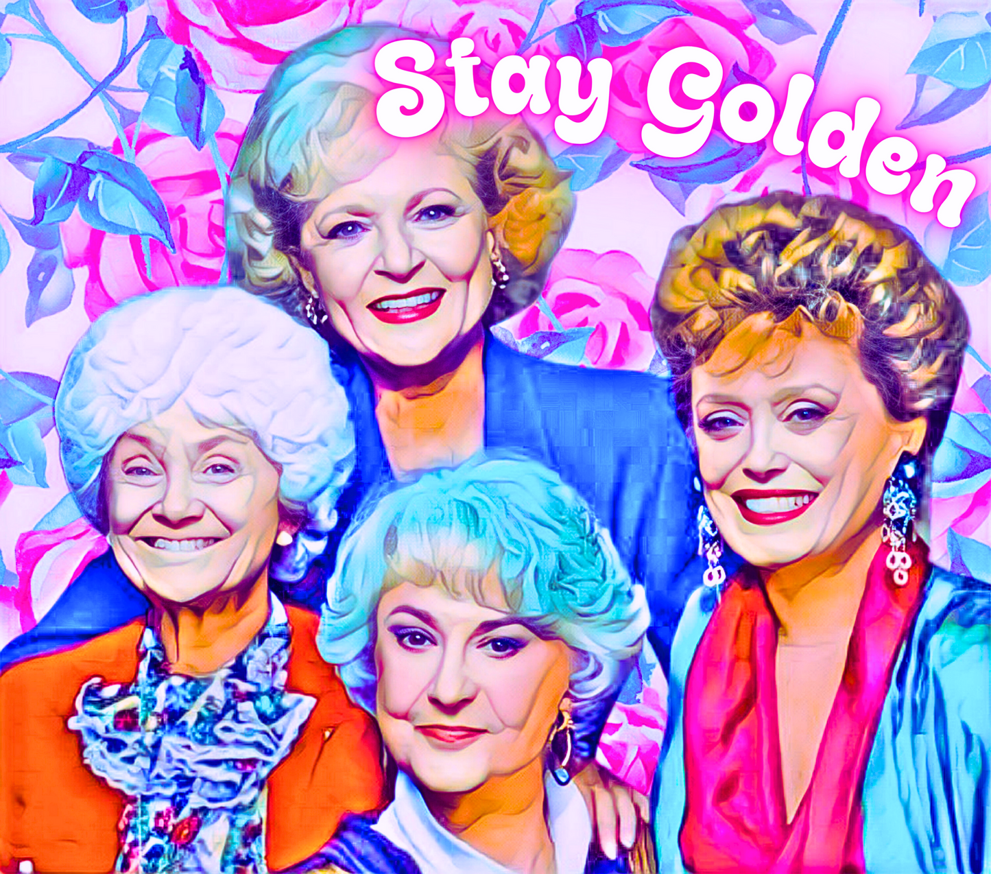 Stay Golden Graphic T-Shirt artwork