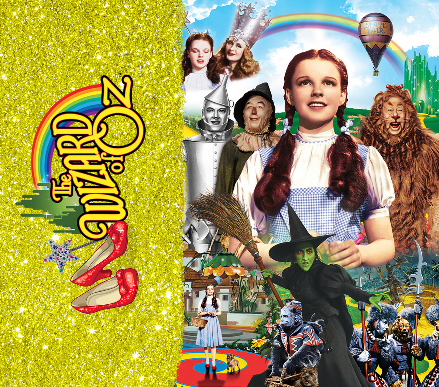 The Wizard of Oz Graphic T-Shirt artwork