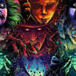 666 Icons of Horror: Vibrant Nightmare Villains Art  with Tumbler
