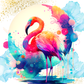 116 flamingo with Tumbler
