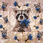 135 Raccoon with Tumbler