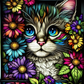 162 Cat with Tumbler