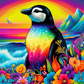 163 Penguin with Tumbler