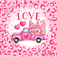 184 pink love with Tumbler