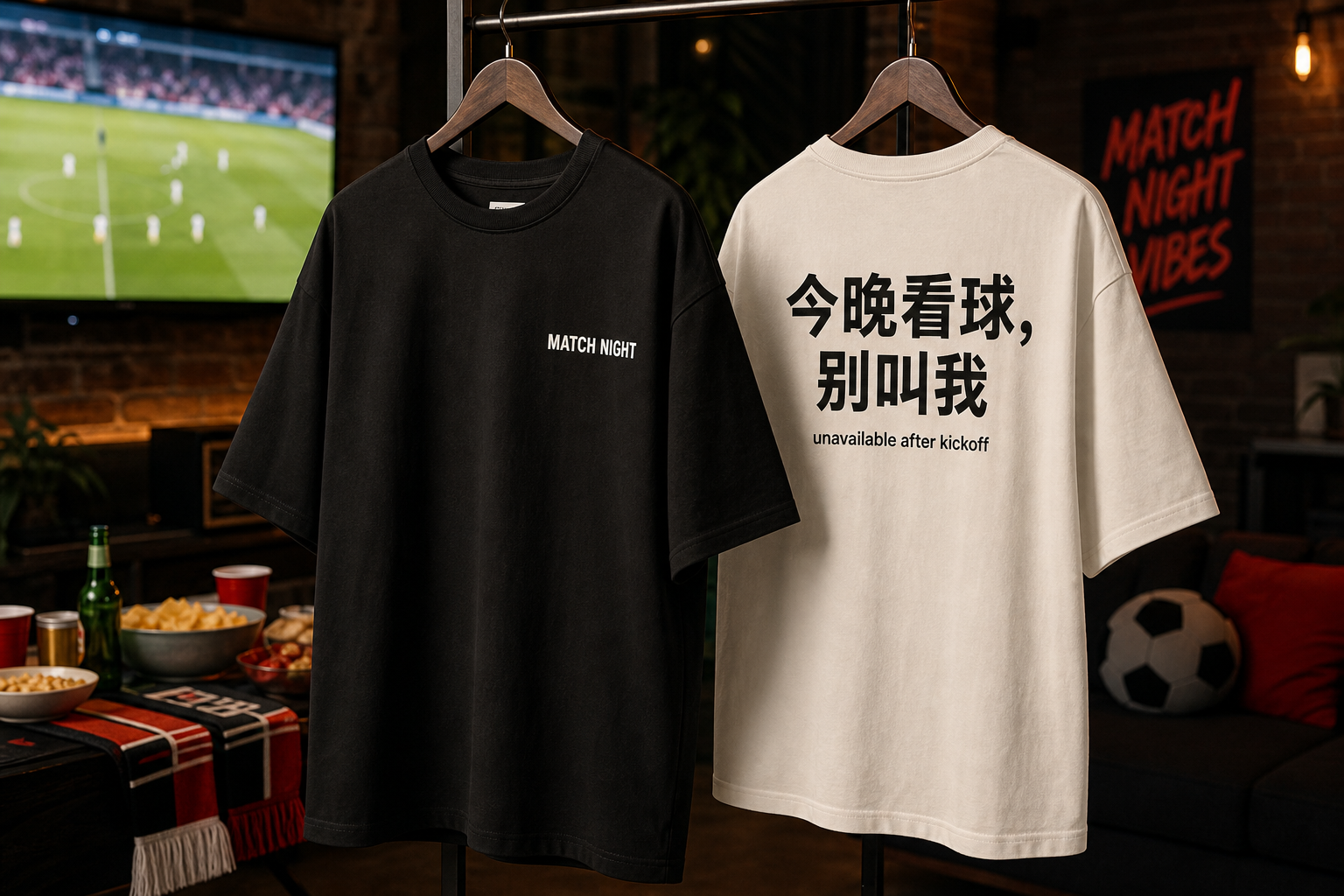 Watch party shirt sample